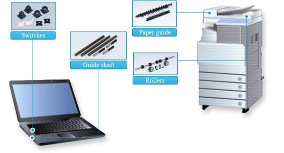 Examples: Industries related to electric home appliances and electronics